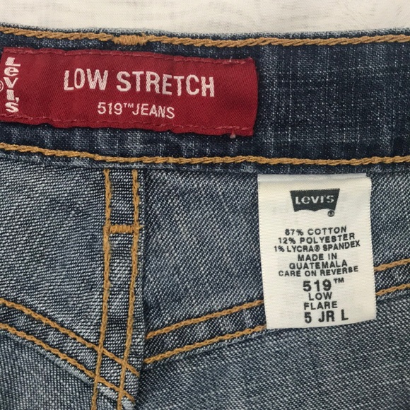 Levi’s 519 distressed edge cutoffs Size 5 Jr - Picture 4 of 5